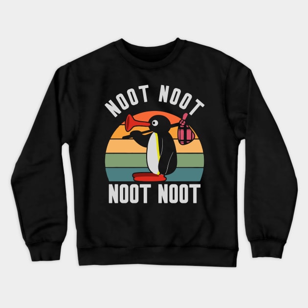 Noot Pingu Noot-Christmas 2023 Crewneck Sweatshirt by Work Memes